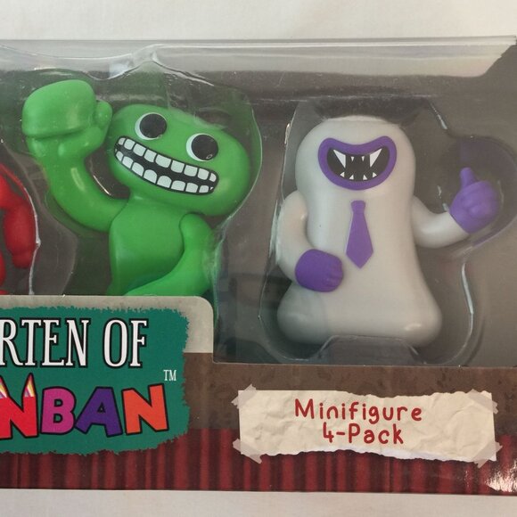 Garten of Banban Flumbo Banban Jumbo Josh & Sir Dadadoo Figure 4-Pack New - Picture 3 of 5